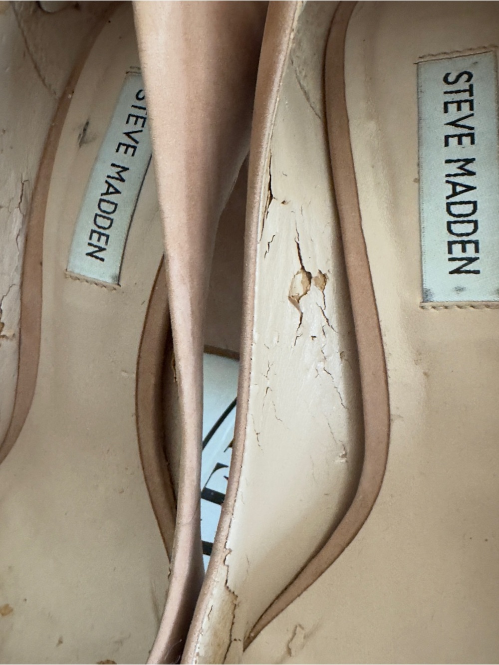 Steve Madden prance Women's Nude Pointed-Toe Pumps 7.5 - Picture 4 of 7